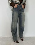 SusyMix - Jeans barrel fascia laterale