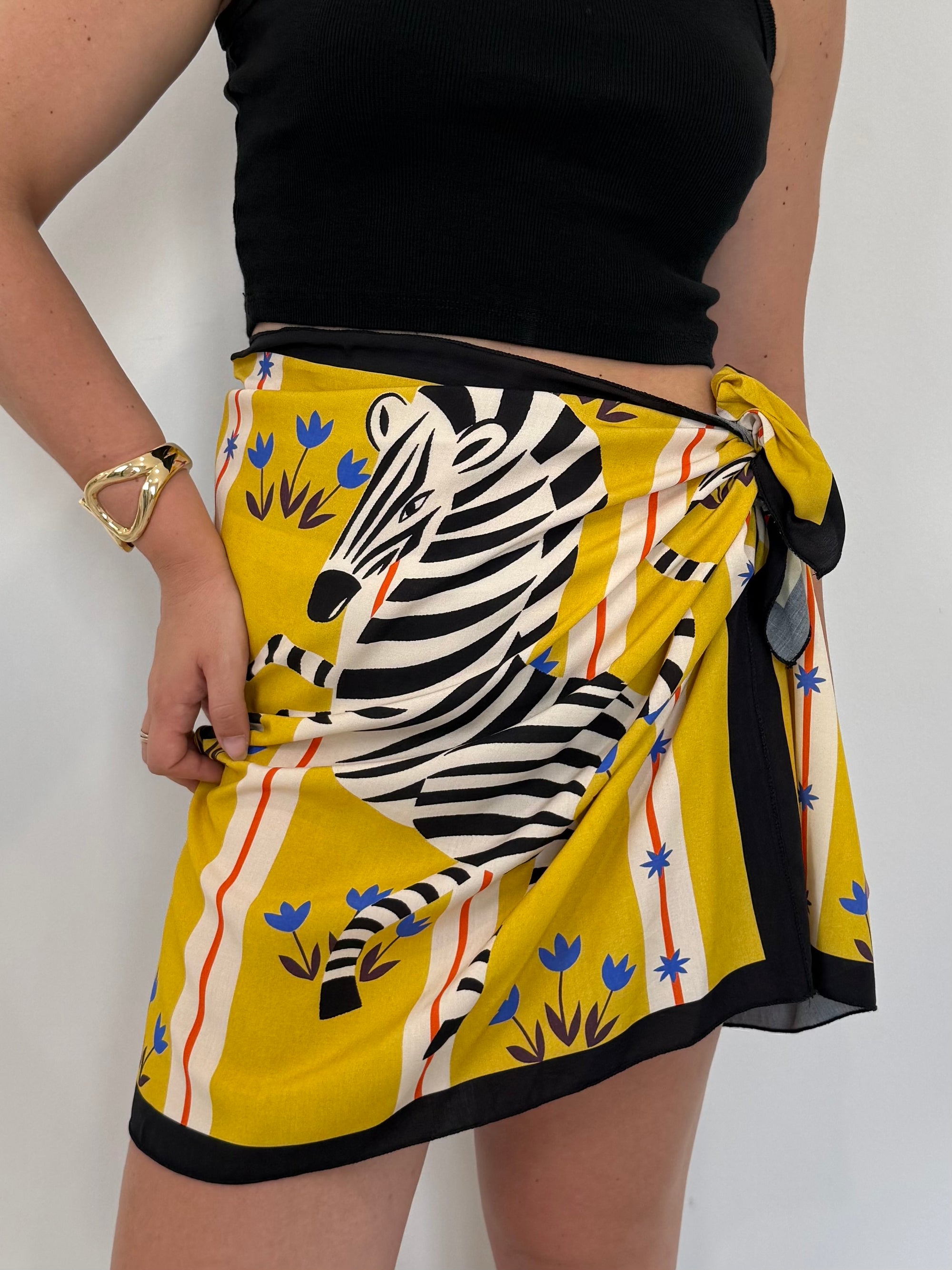 Haveone - Gonna pareo con zebre gialla