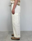 SusyMix - Pantalone cargo bianco