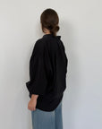Tensione In - Camicia in cupro nera