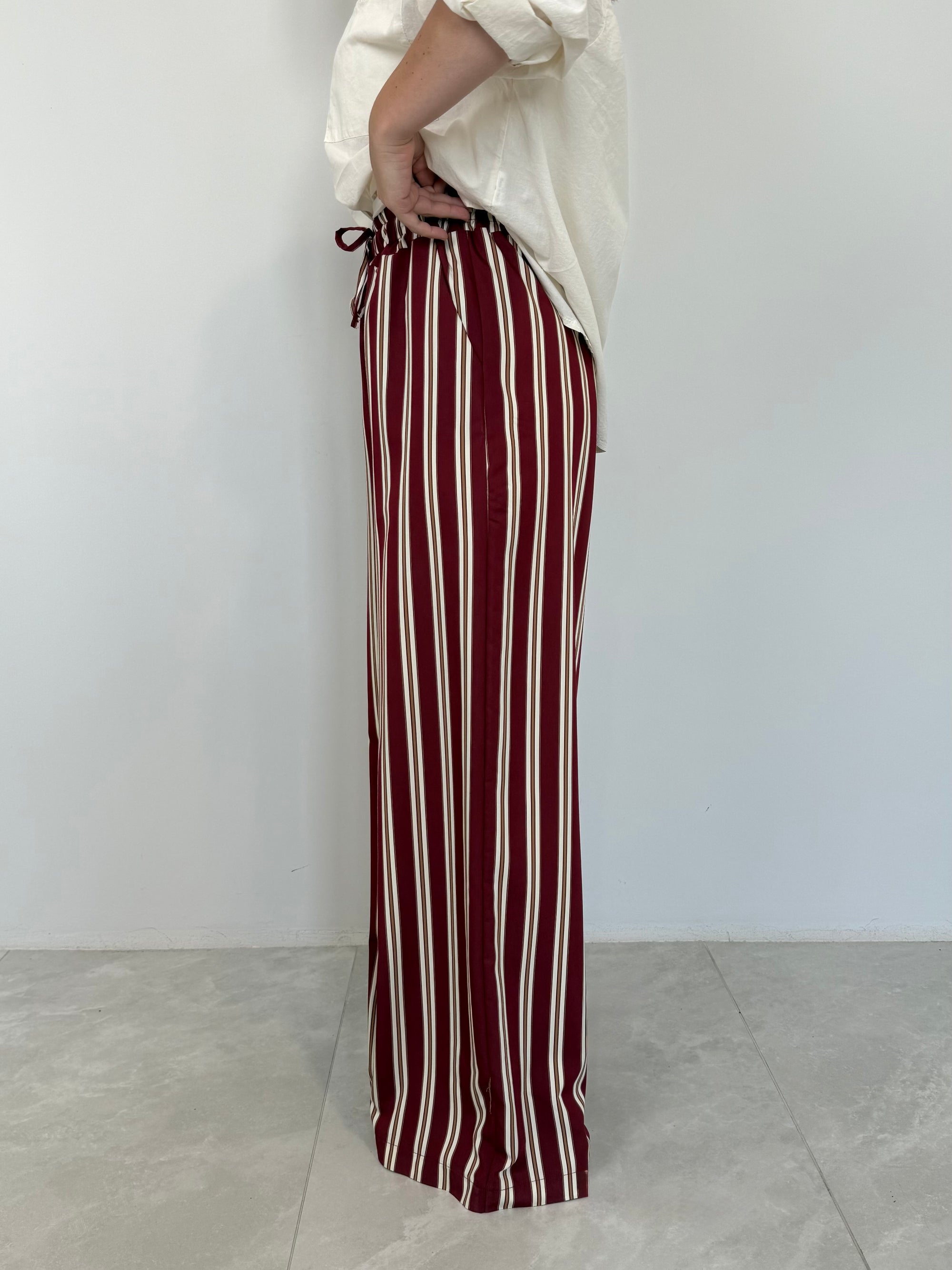 Haveone - Pantalone gessato india