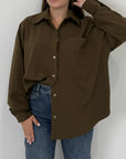 Tensione In - Camicia over verde