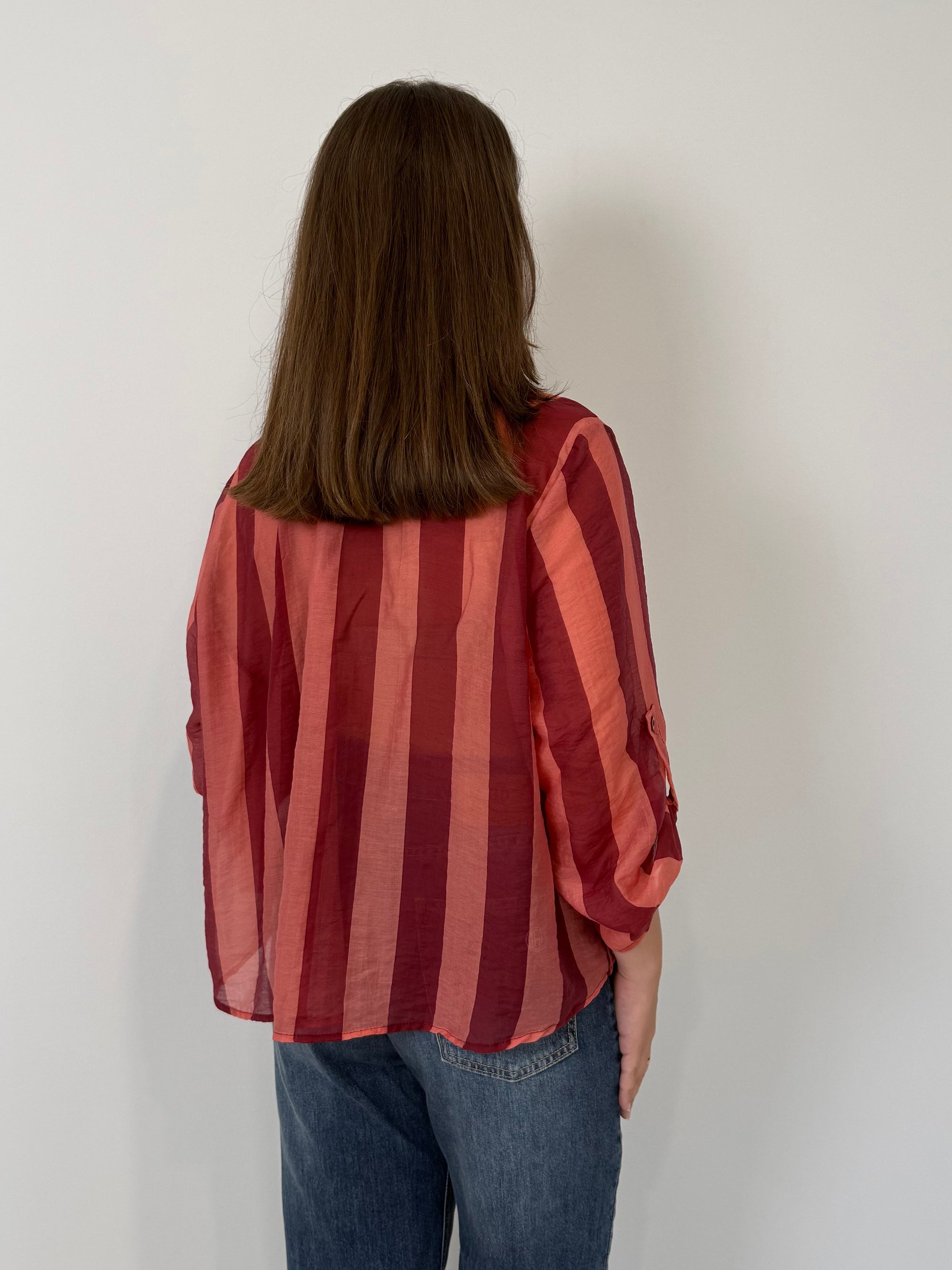Haveone - Camicia righe larghe india
