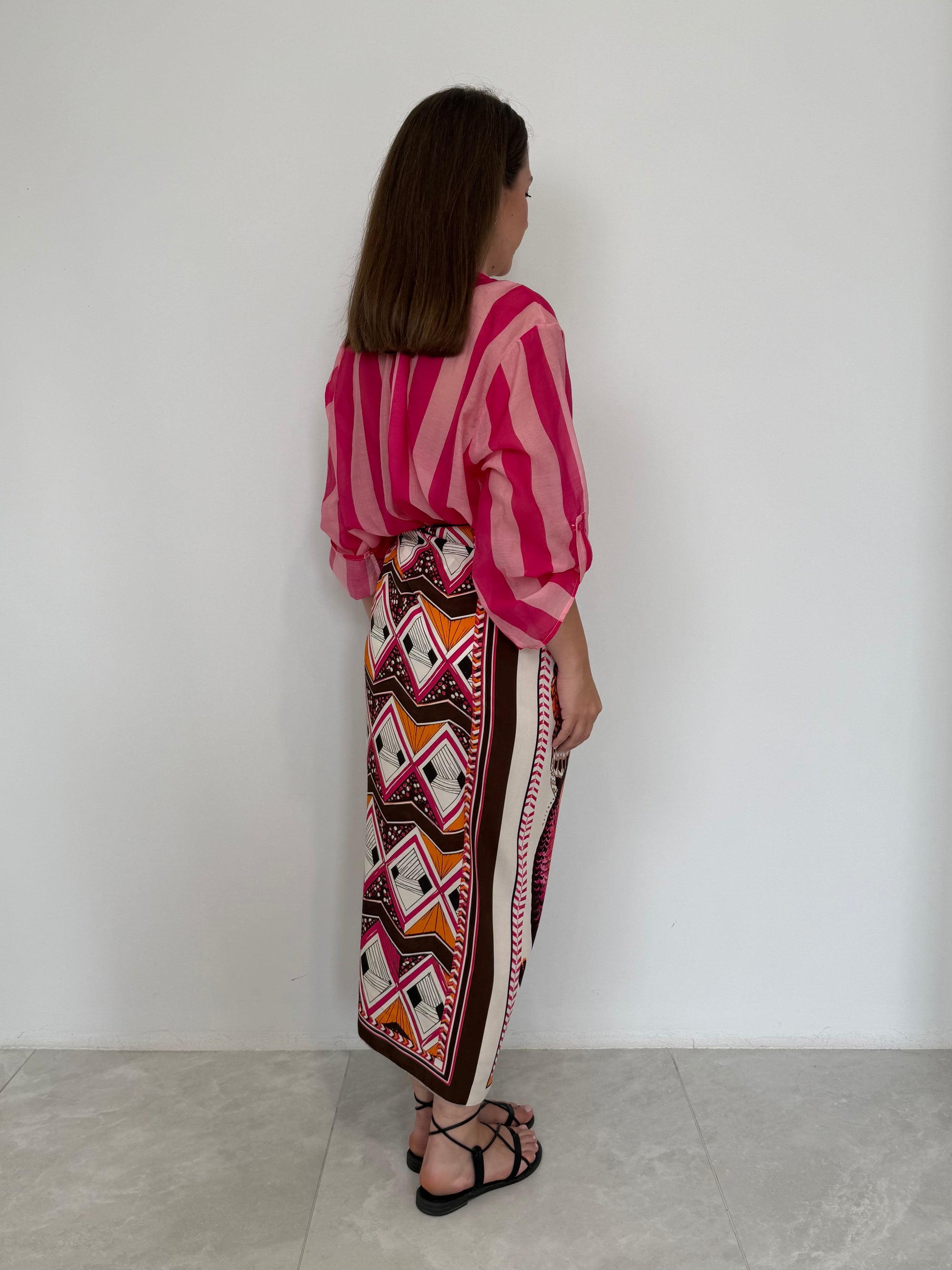 Haveone - Gonna pareo lunga tucano fuxia
