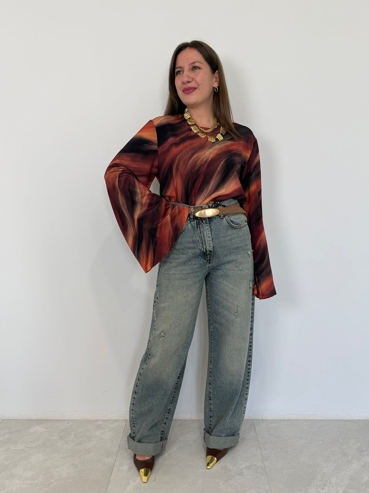 Haveone - Jeans stella lav thè