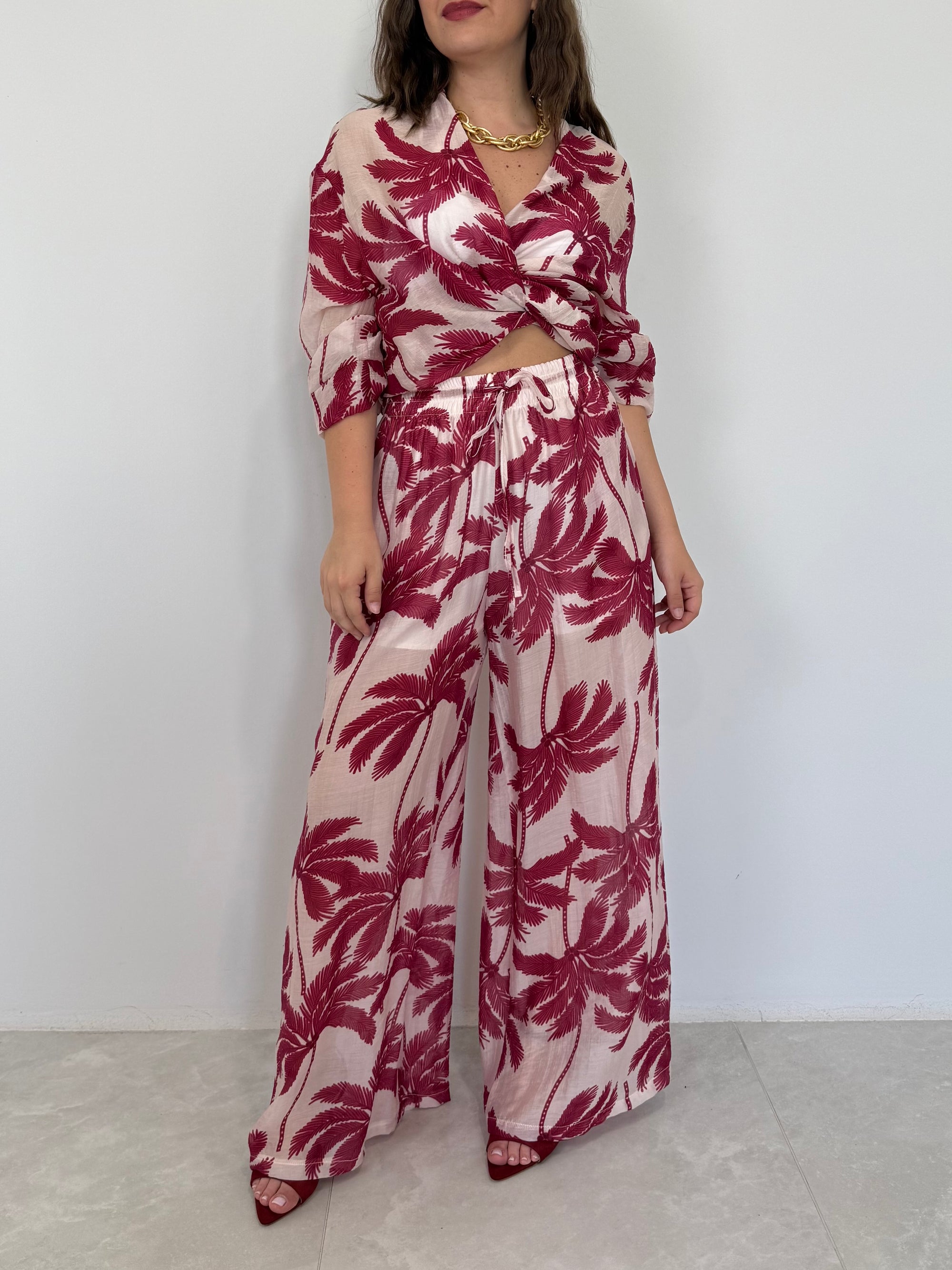 Haveone - Pantalone con palme india