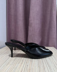 Mules open toe nera