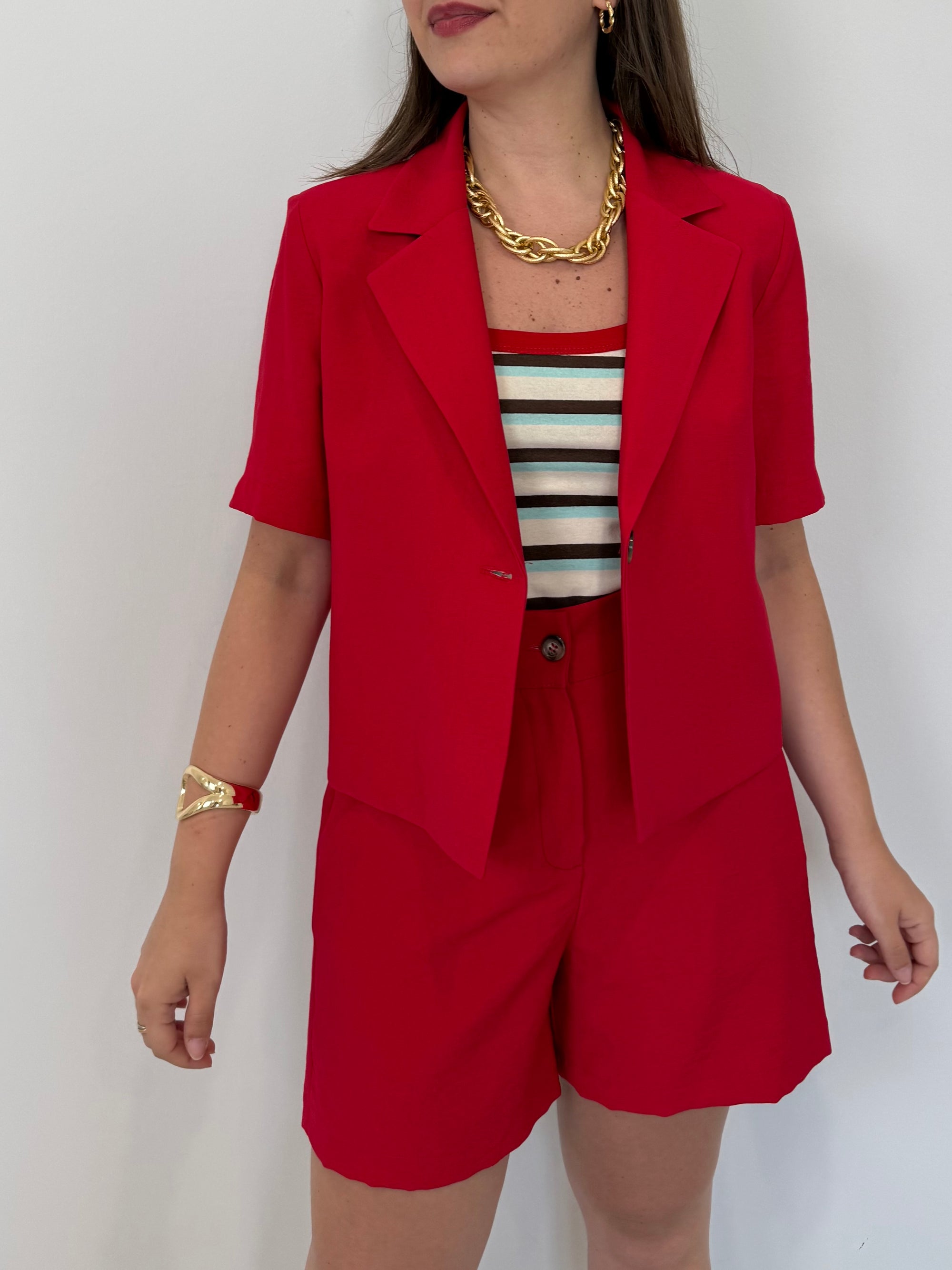 Haveone - Giacca Iris rossa