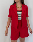 Haveone - Giacca Iris rossa