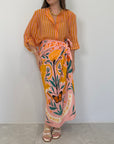 Haveone - Gonna pareo lunga wild rosa