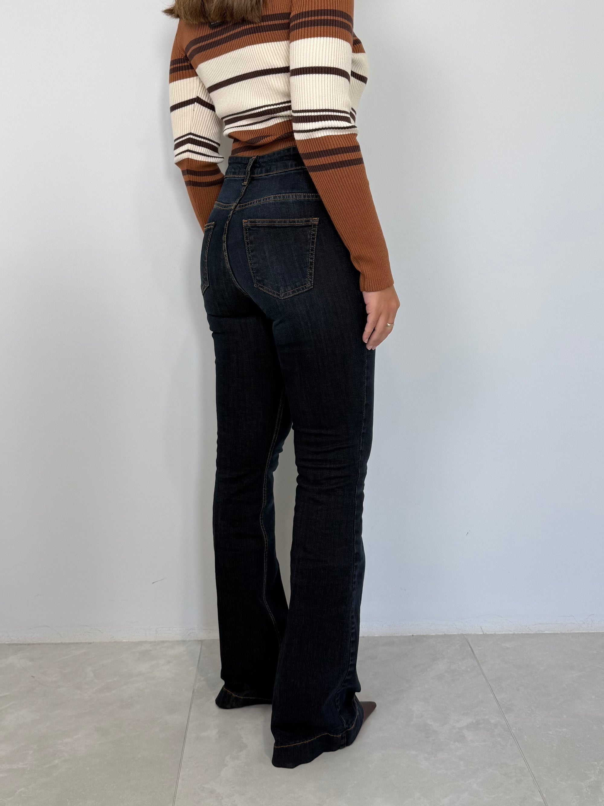 SusyMix - Jeans flare lavaggio scuro