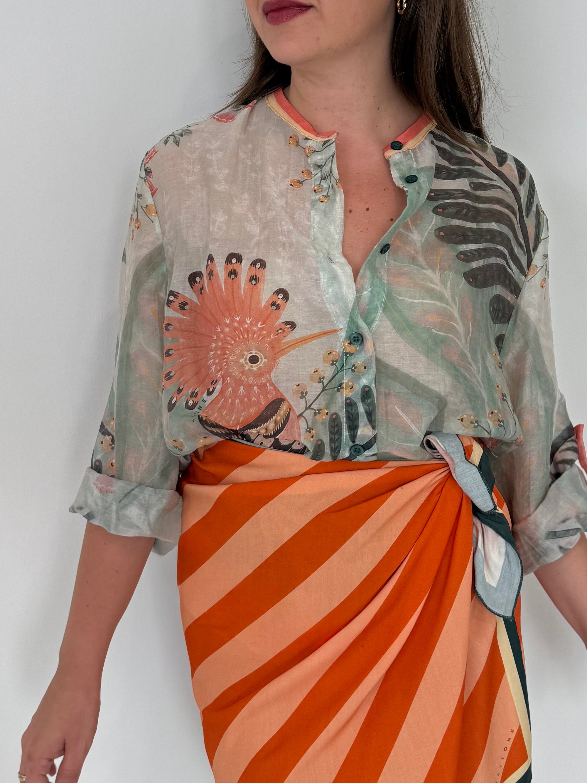 Haveone - Camicia pavone