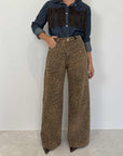 Haveone - Pantalone over maculato