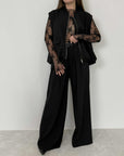 Dixie - Pantalone con cintura inserita nero