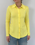 Dixie - Camicia in jersey gialla