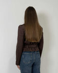 SusyMix - Giubbino in suede moro