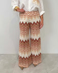 Tensione In - Pantalone fantasia onde