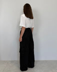 Tensione In - Pantalone cargo paracute nero