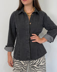 SusyMix - Camicia in denim sagomata