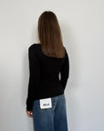 Civico23 - Maglia scollo quadrato nera