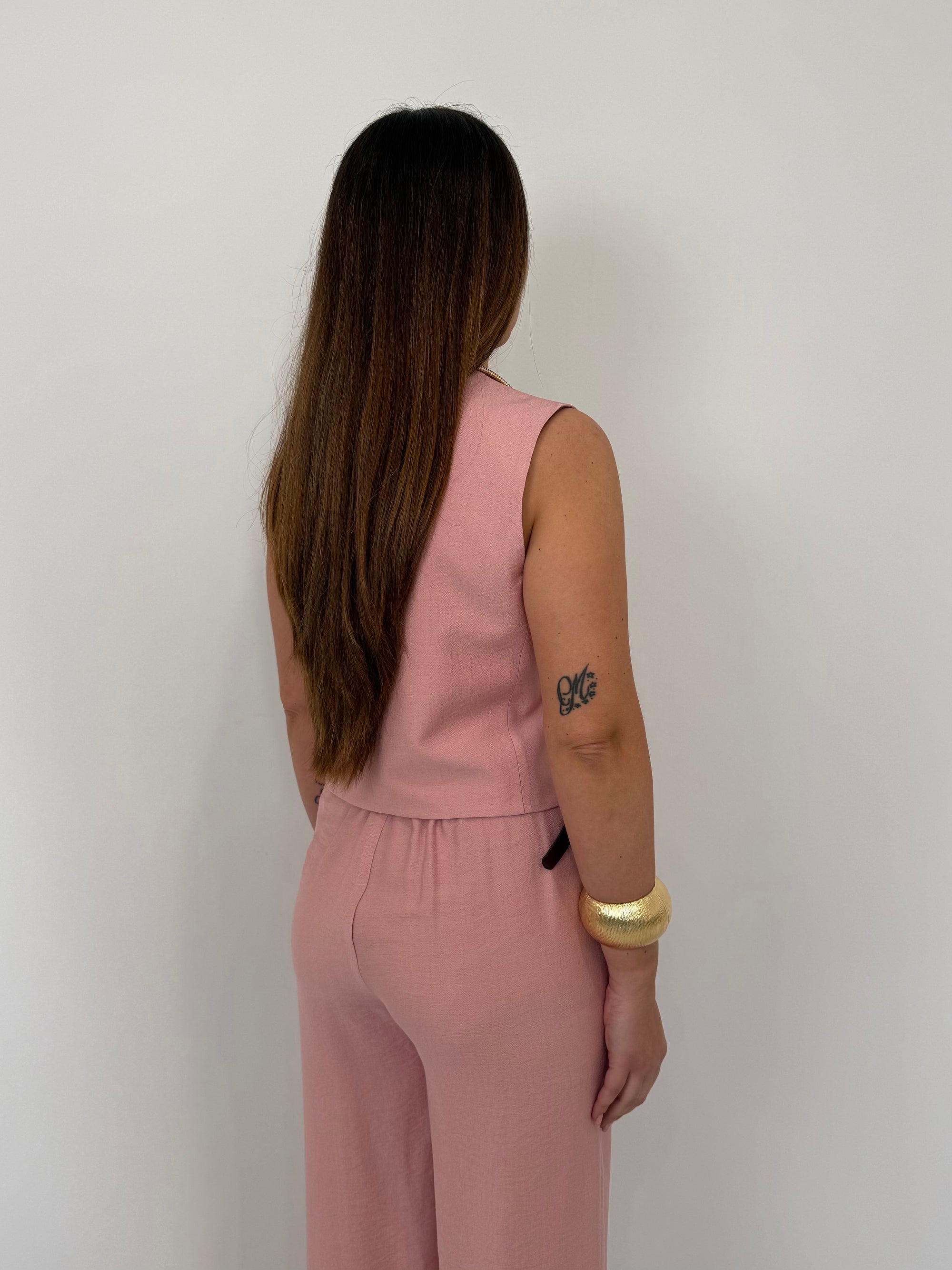 Haveone - Gilet easy rosa