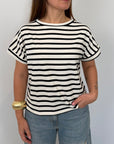 SusyMix - T-shirt righe nere