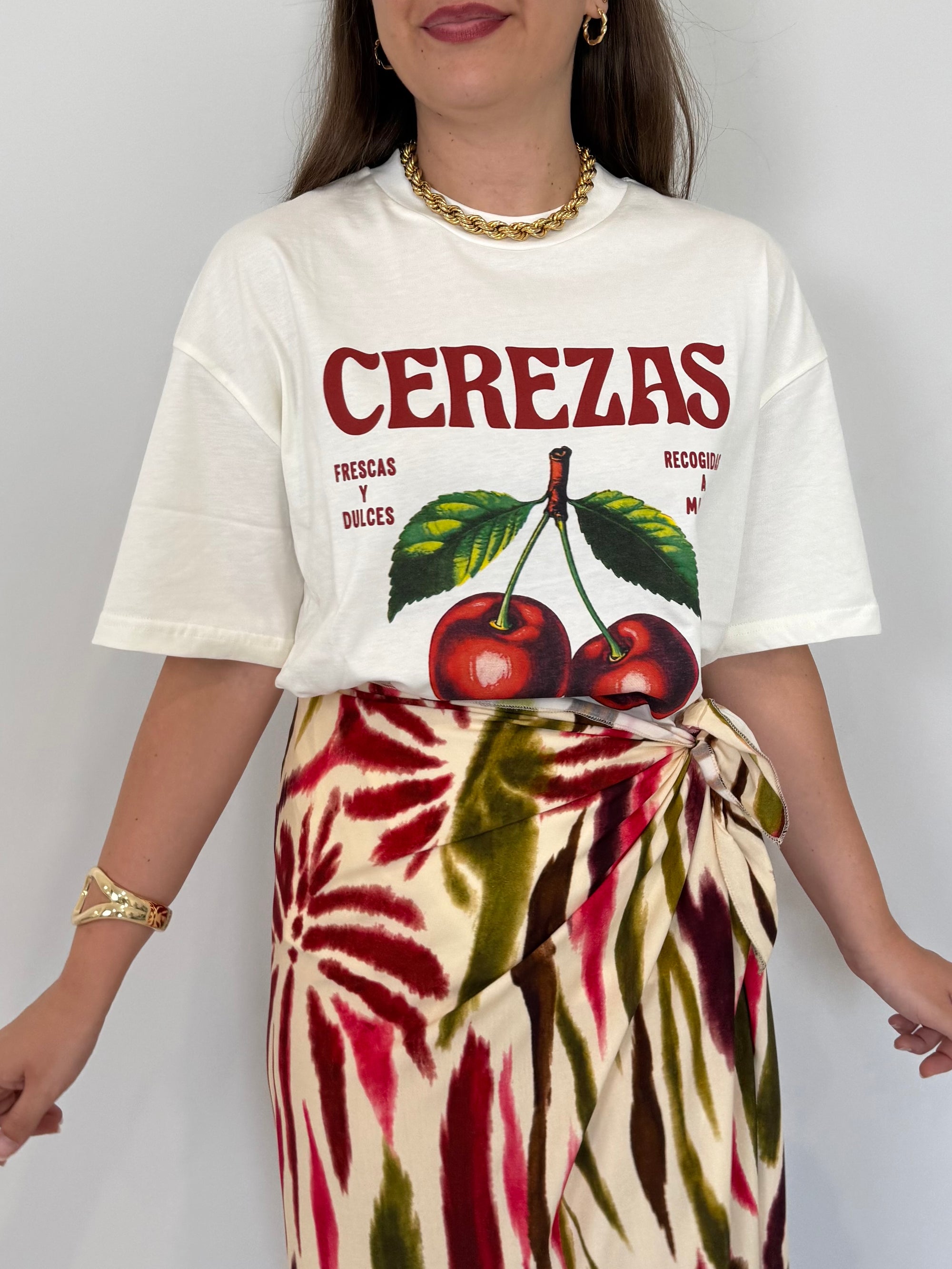 Haveone - T-shirt con ciliegie