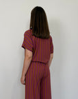 Haveone - Camicia millerighe viola
