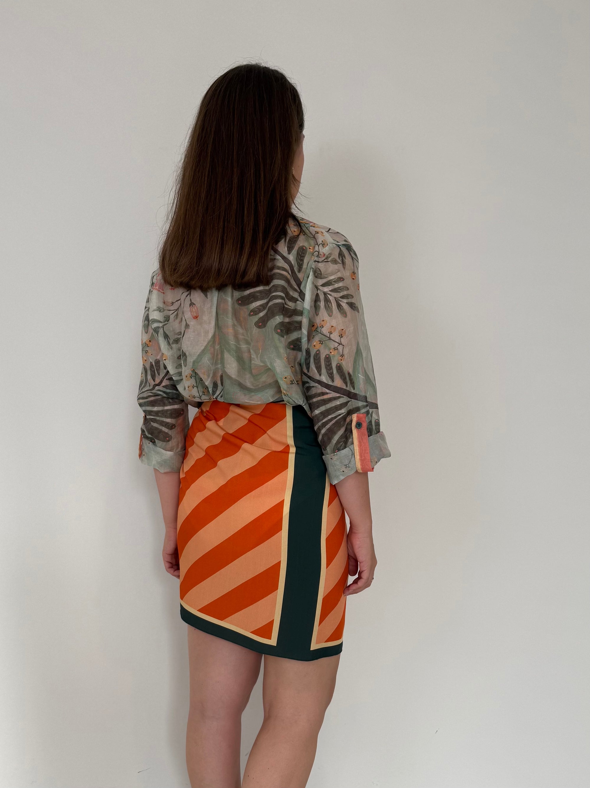 Haveone - Gonna stripes arancio