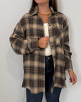 SusyMix - Camicia check tortora