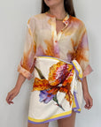 Haveone - Gonna pareo orchidea arancio