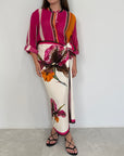 Haveone - Gonna pareo lunga orchidea fuxia