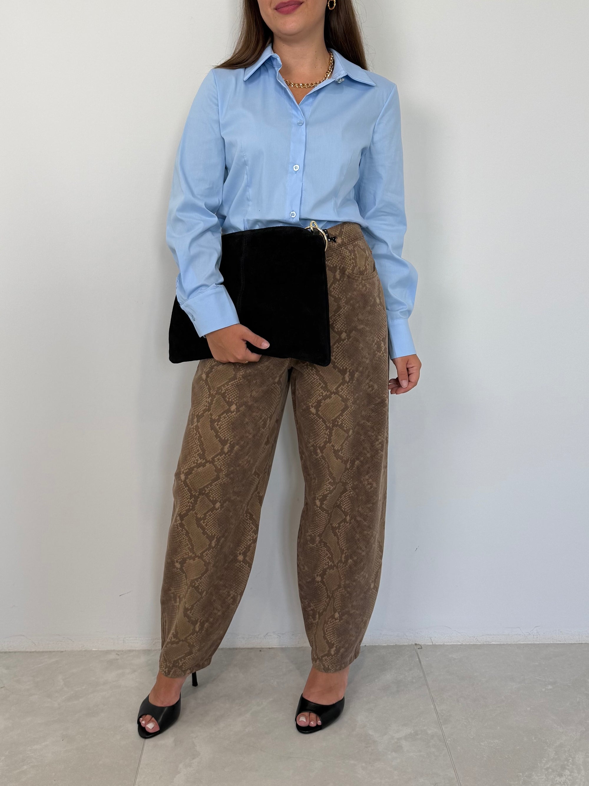 Haveone - Jeans fantasia pitonata