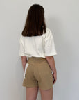 Haveone - Short violet denim sabbia