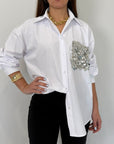 Tensione In - Camicia tasca paillettes