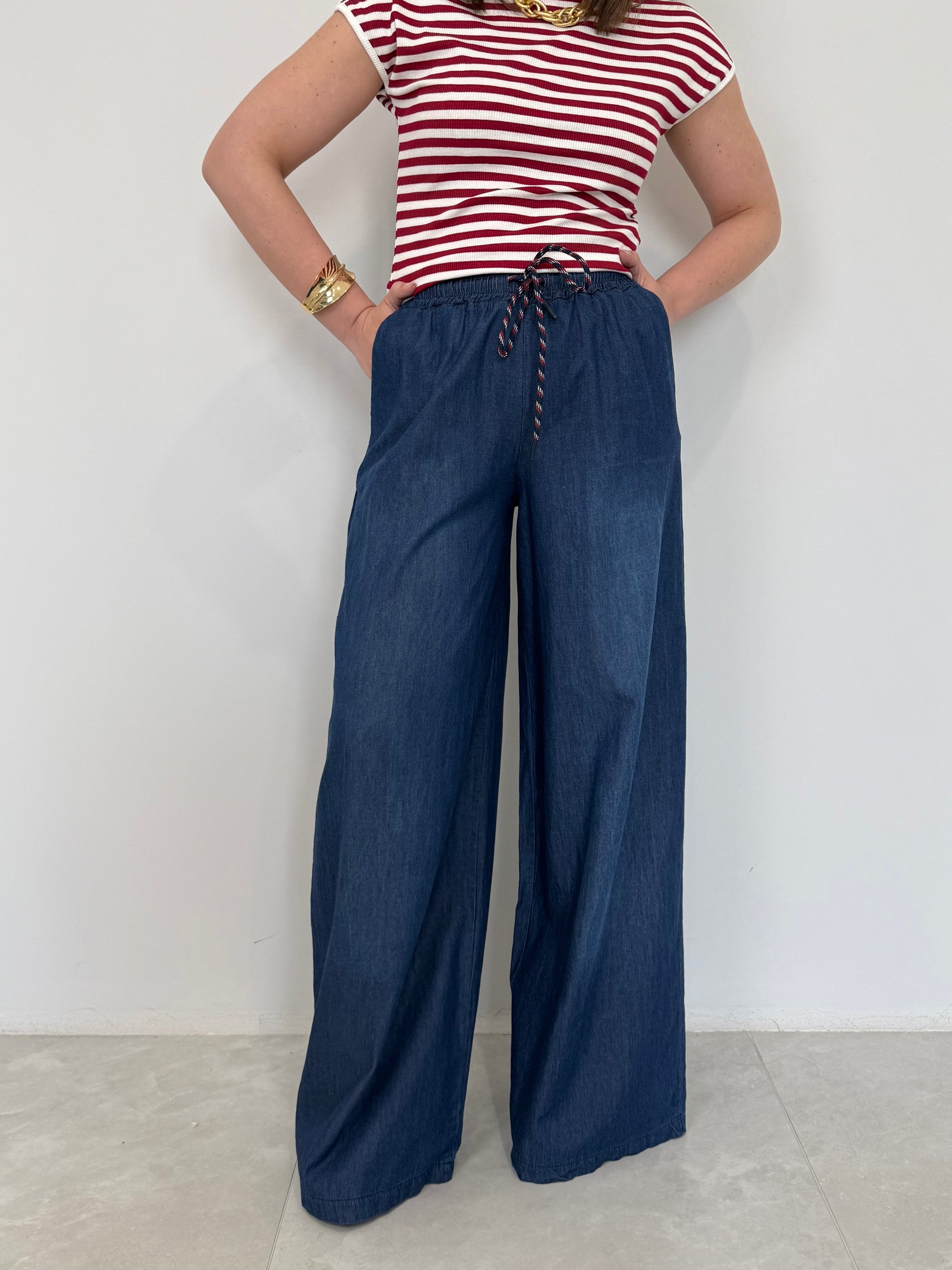 SusyMix - Pantalone in chambray