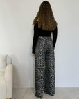 Civico23 - Jeans animalier nero
