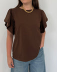 SusyMix - T-shirt con balzine moro