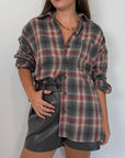 Tensione In - Camicia check grigia