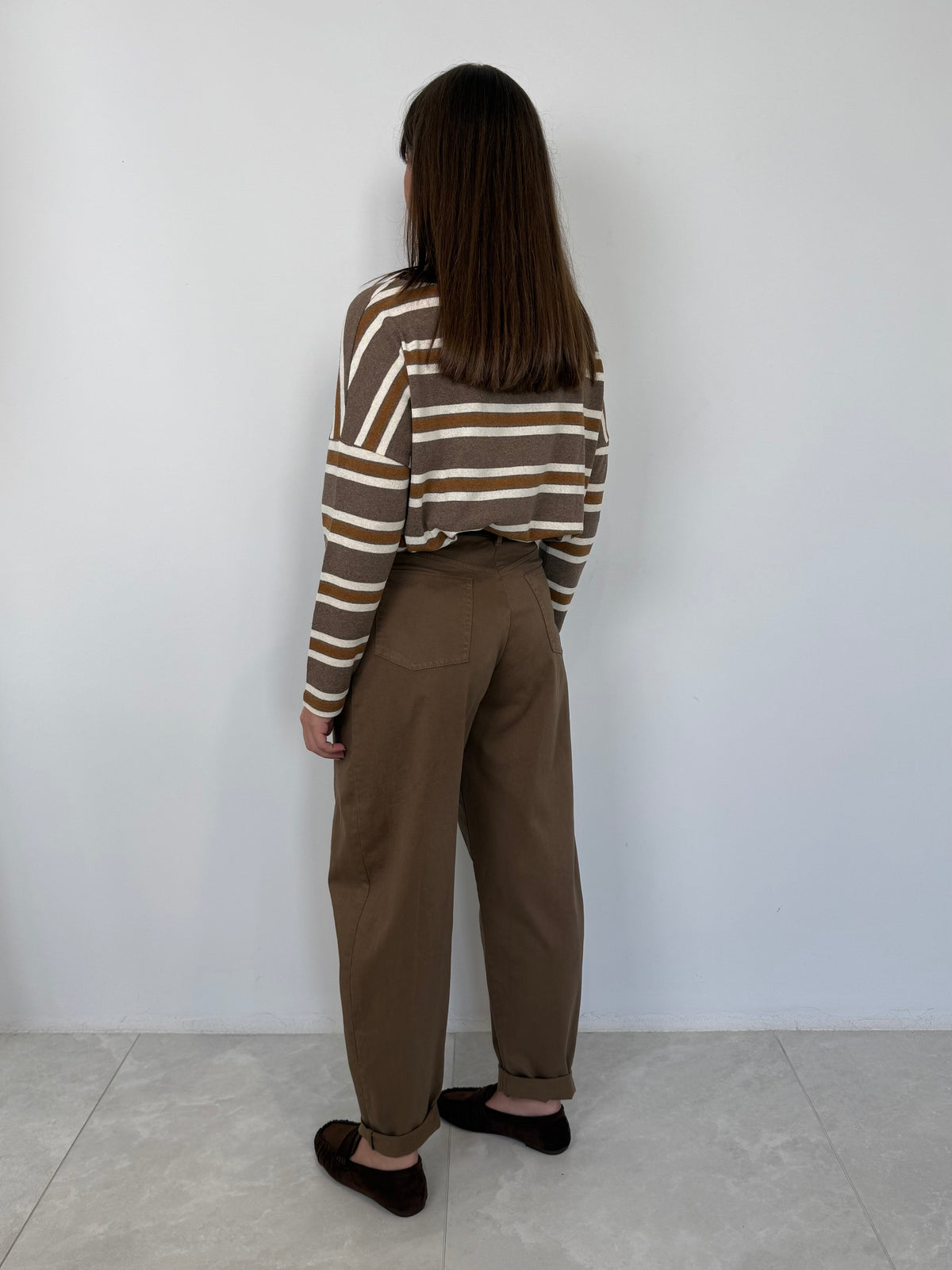 PRE-ORDINE 26/10: SusyMix - Pantalone cuoricino fango