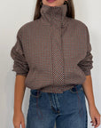 SusyMix - Bomber check bordeaux e blu