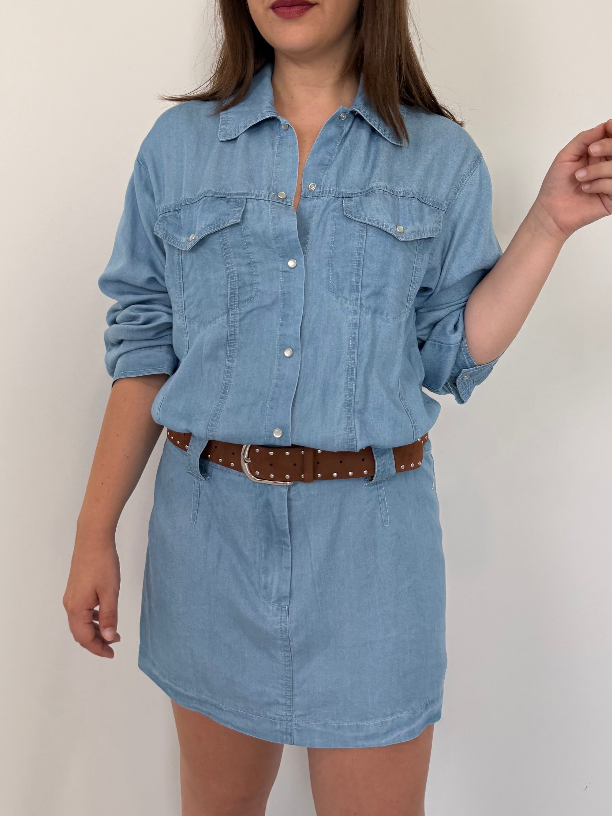 Haveone - Abito in chambray