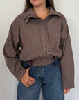SusyMix - Bomber check bordeaux e blu