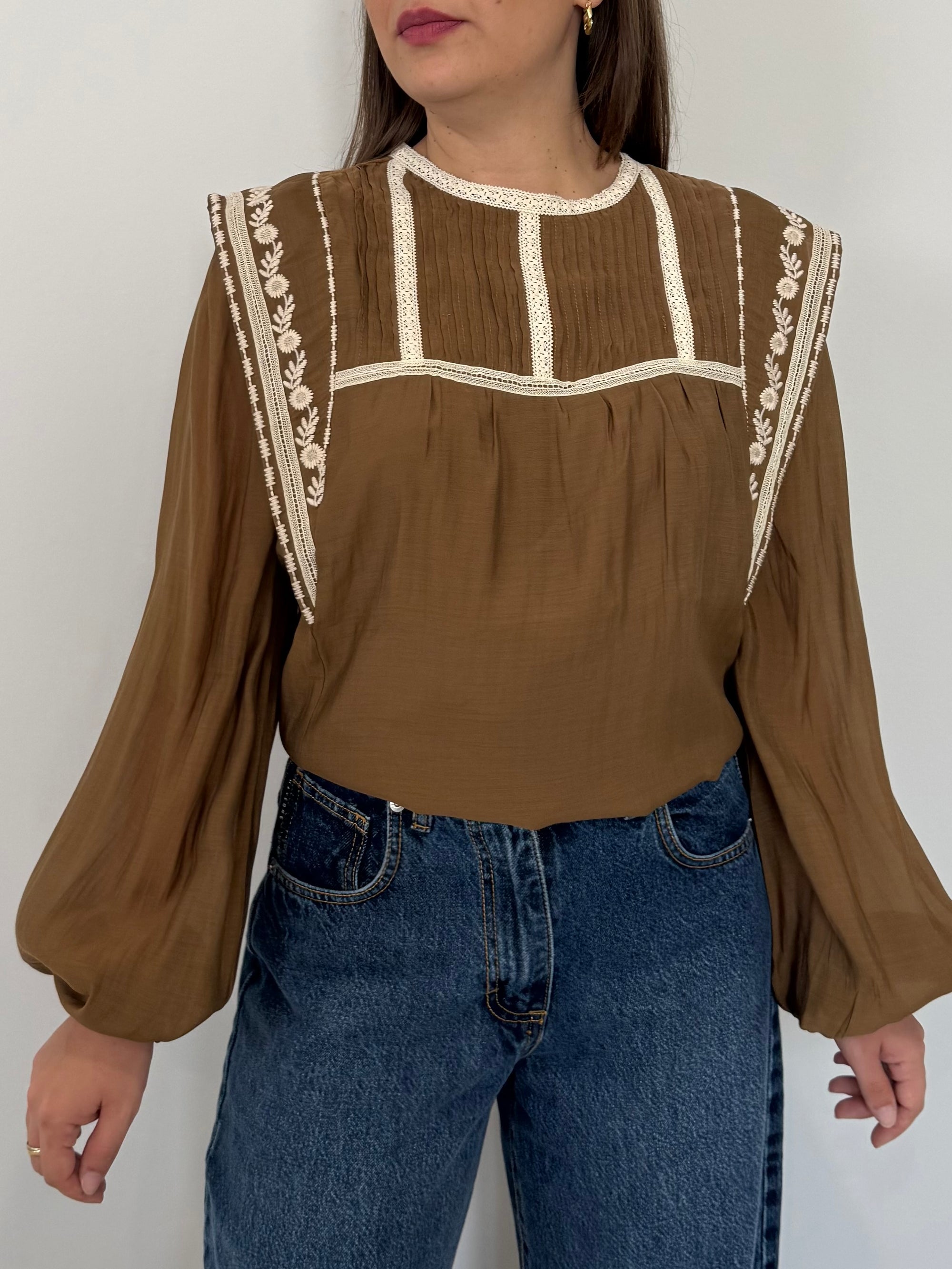 Haveone - Camicia con ricami