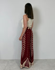 Haveone - Pantalone in viscosa etnico india
