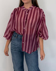 SusyMix - Camicia riga india e rosa