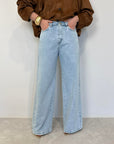 Tensione In - Jeans con tasca in suede