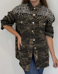 SusyMix - Camicia con strass camouflage