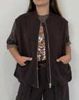 Dixie - Bomber con tasche moro