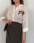 Tensione In - Camicia con tasca zigzag